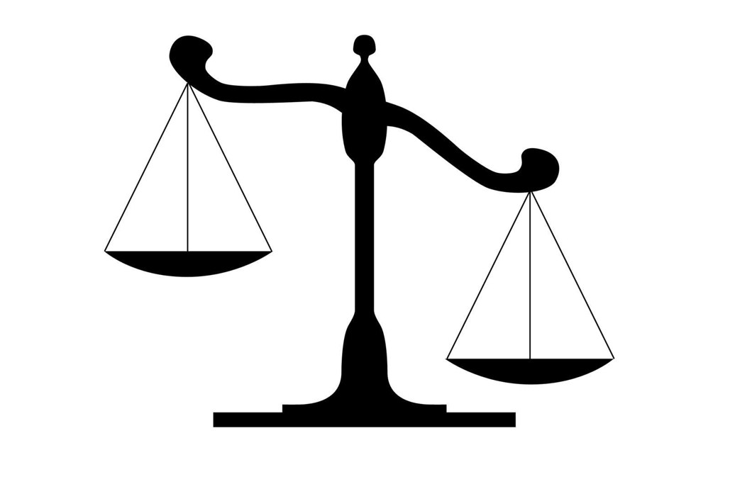 Illustration af vægt i ubalance