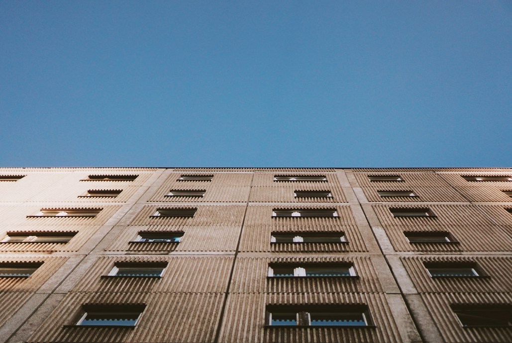 Boligblok fasade