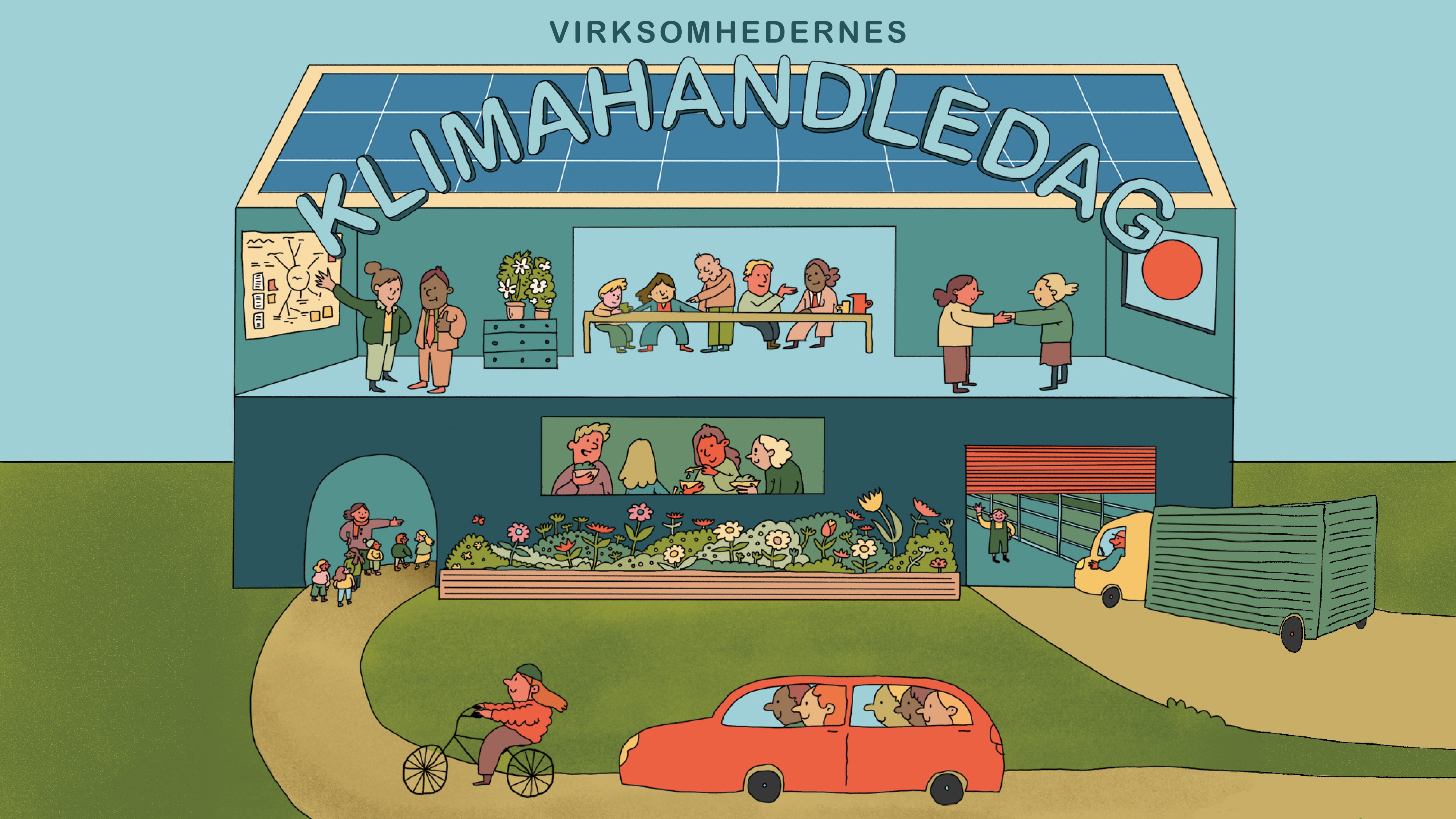 Plakaten til virksomhedernes klimahandledag