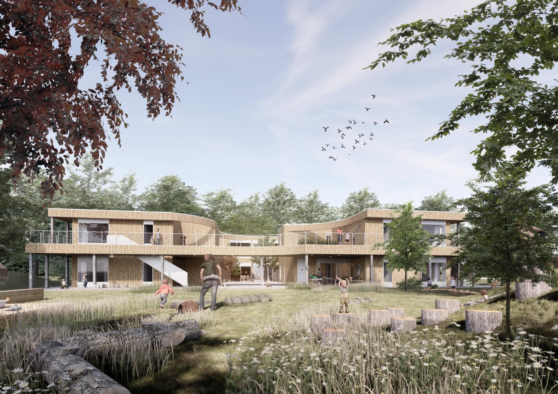 Visualisering af den kommende daginstitution