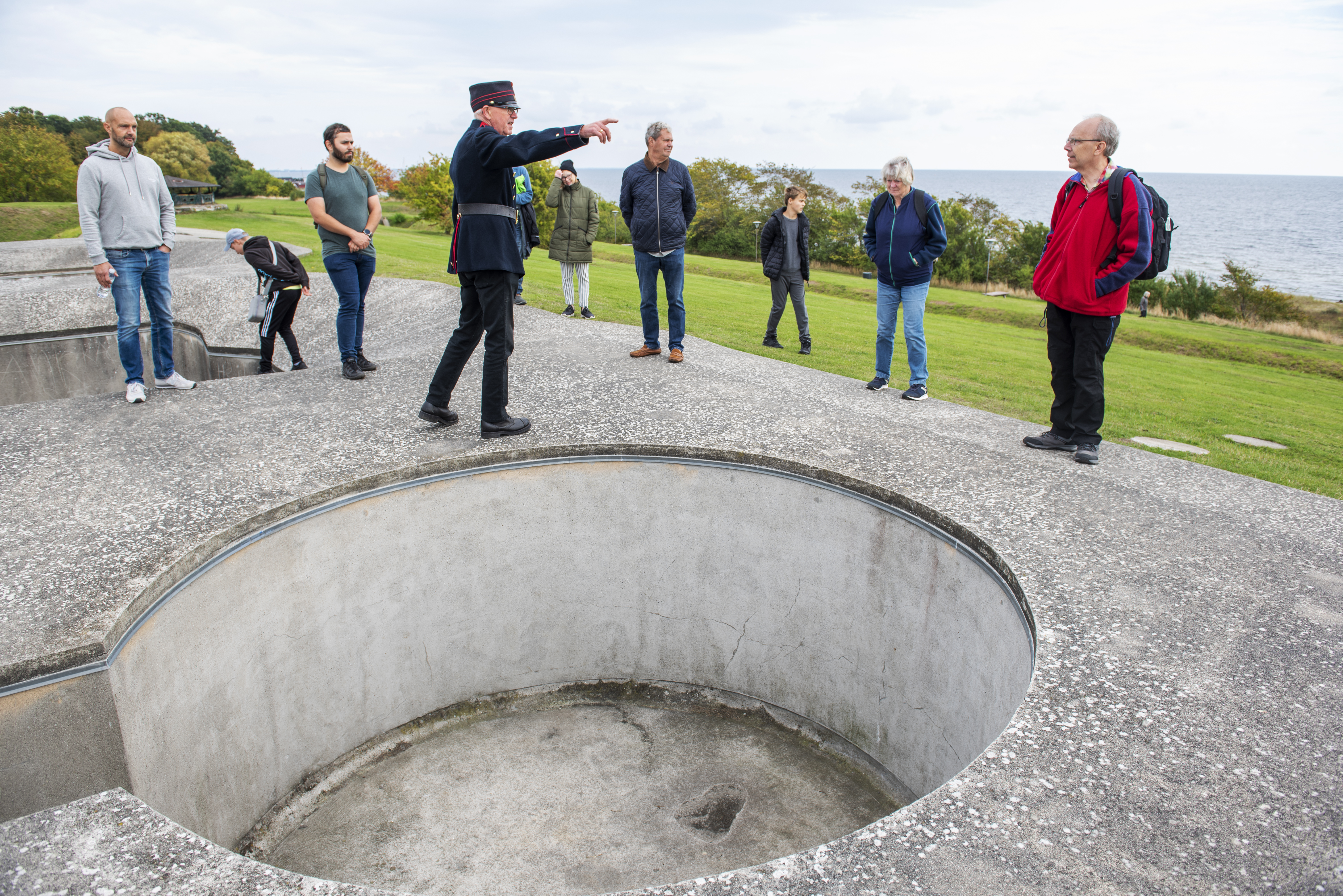 Rundvisning på fortets udendørs arealer